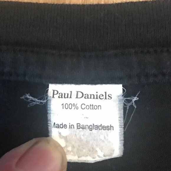 Paul Daniels Las Vegas Tuxedo Print T-Shirt - Picture 3 of 5